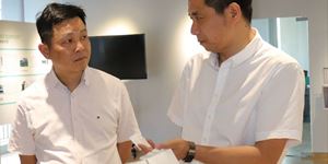 杭州市蕭山區(qū)公安局副局長(zhǎng)屠炳奎一行到訪諾迦生物